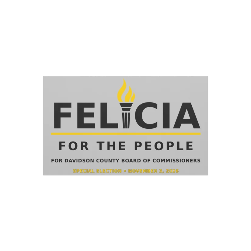 Felicia for the People car magnet